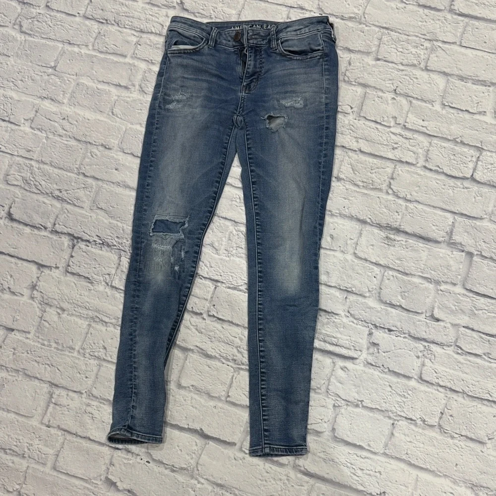 American Eagle Outfitters Dark Blue Skinny Jeans